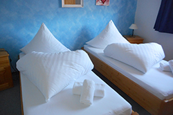 Schlafzimmer Blauer Engel